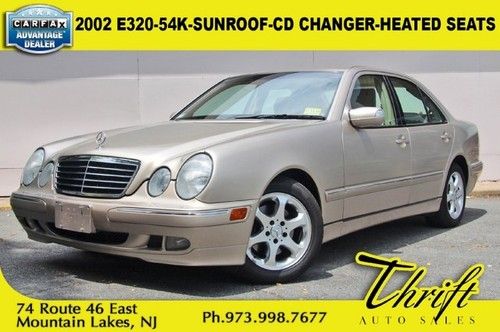 02 e320 54k sunroof cd changer heated seats leather