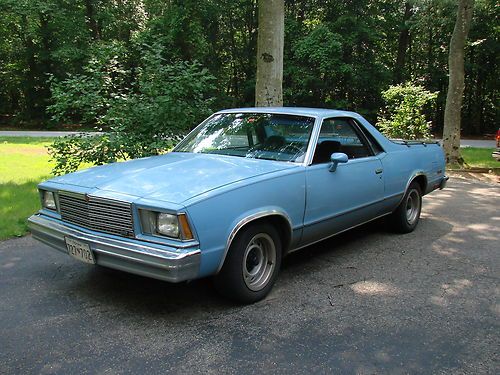 1978 chevrolet el camino base standard cab pickup 2-door 5.7l