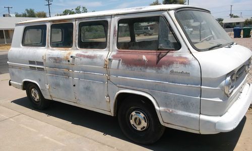 1963 Chevrolet Greenbrier Corvair Van  Arizona Van Very Solid All original, image 4