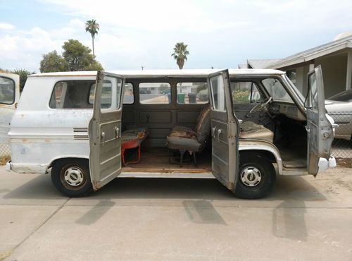 1963 Chevrolet Greenbrier Corvair Van  Arizona Van Very Solid All original, image 14