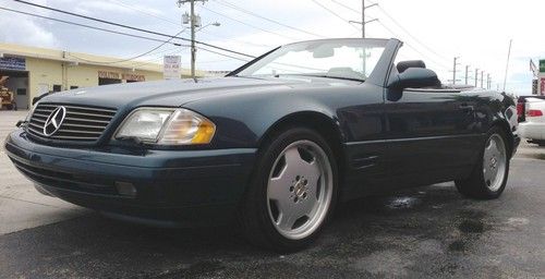 1999 mercedes-benz sl500 roadster convertible 2-door 5.0 two tops wind deflector