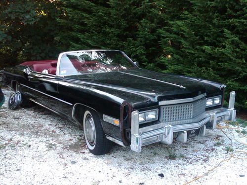 1975 cadillac eldorado base convertible 2-door 8.2l