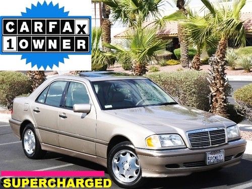 2000 c230k kompressor 1 owner supercharged only 79k clean car &amp; title no reserve