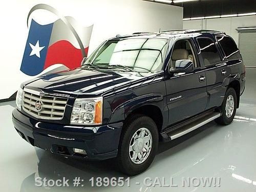 2005 cadillac escalade awd sunroof nav htd seats 57k mi texas direct auto