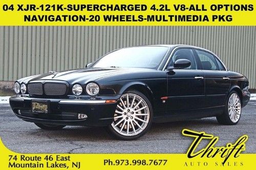 04 xjr-121k-supercharged 4.2l v8-all options-navigation-20 wheels-multimedia pkg