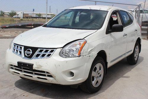 2012 nissan rogue s awd salvage repairable rebuilder only 9k miles will not last