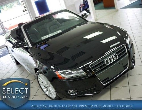 A5 2.0 quattro prem plus cabriolet convertible audi care till 09/16 or 57k mls