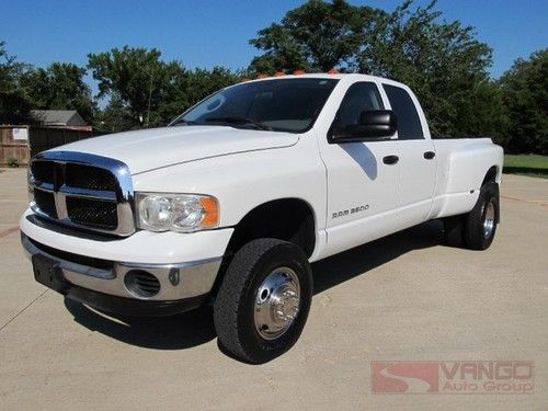 2004 slt ram3500 4x4 5.9l cummins diesel tx-owned 20mpg ready for work