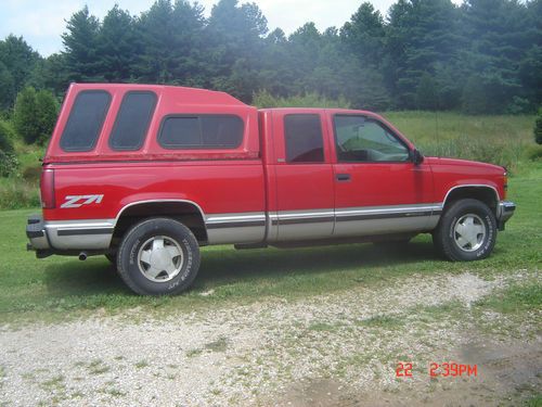 1996 chevrolet k1500 silverado extended cab pickup 3-door 5.7l