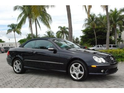 2005 mercedes-benz clk500 cabriolet nav leather 6-cd harmonkardon navigation