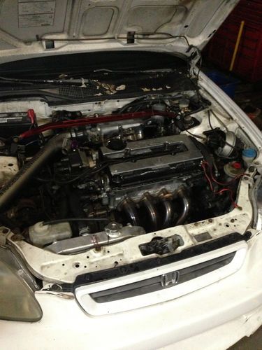 1997 honda civic ex coupe 1.8l ls vtec engine with type r cams full suspension