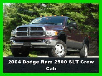 2004 dodge ram 2500 slt 4 door crew cab 6ft bed 4x4 4wd 5.9l cummins diesel ac