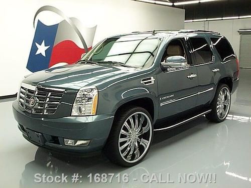 2009 cadillac escalade awd sunroof nav 26" wheels 46k texas direct auto