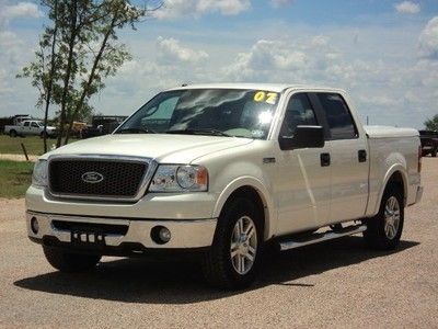 2007 ford f-150 supercrew 2wd, 5.4l triton v8, lariat pkg., bedcover