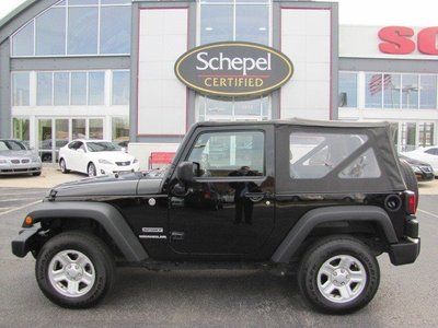 Wrangler sport 3.8l cd 4x4 removable top roof warranty