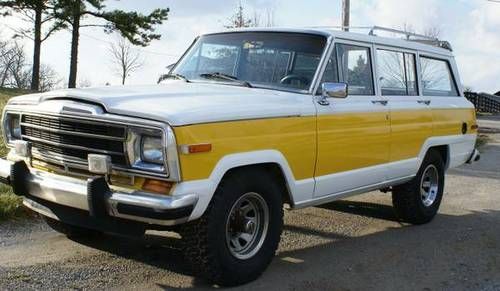 1982 jeep cherokee limited wagoneer 4x4