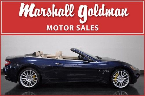 2011 maserati granturismo conv 1700 miles  blue nettuno with pearl beige