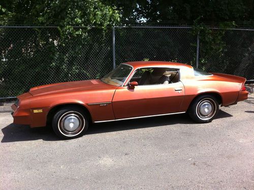 1980 chevrolet camaro 1 owner 80k garage find original drive ,hotrod, restore