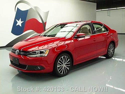 2012 volkswagen jetta tdi turbo diesel sunroof nav 11k texas direct auto