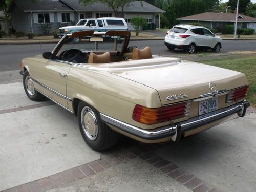 1973 450 sl convertible 3 owners,original miles.