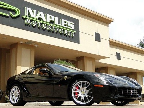 2007 ferrari 599 gtb fiorano f1, sport buckets, carbon fiber stering wheel w/led