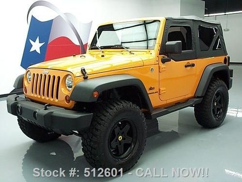 2013 jeep wrangler 4x4 sport 6 spd convertible 1k miles texas direct auto