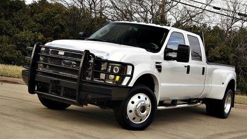 2008 ford f-450 larait diesel v8 sunroof tow package heat seats sat. radio