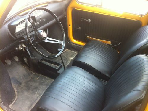 1974 Fiat 500 L 500L RARE COLOR! FRESH FROM ITALY, SUPER LOW MILEAGE!, image 4