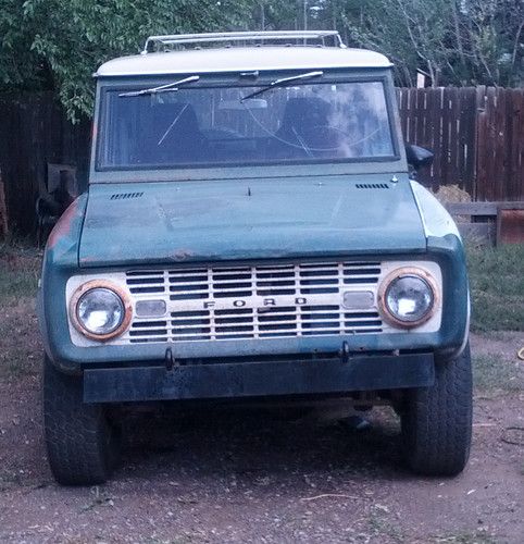 1966 bronco  unrestored  driver