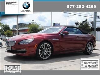 2012 bmw 6 series 2dr conv 650i