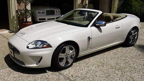 2010 jaguar xk convertible 2-door 5.0l 22,700 miles