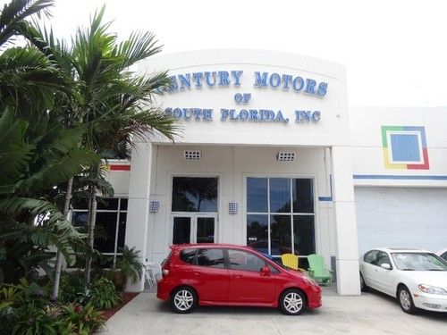 2007 honda fit sport hatchback 1.5l 4 cylinder auto low mileage clean carfax