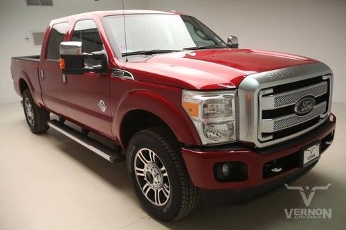 2013 platinum crew 4x4 navigation sunroof leather heated 20s aluminum diesel