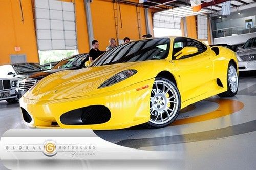 06 ferrari f430 berlinetta f1 daytona-seats scuderia-shields yellow-calipers