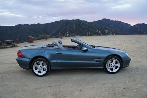 2004 mercedes-benz sl600 base convertible 2-door 5.5l v12 aegean blue s class