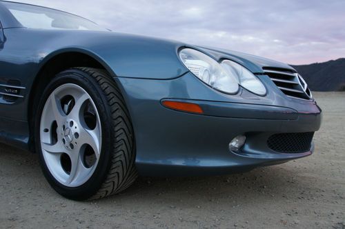 2004 Mercedes-Benz SL600 Base Convertible 2-Door 5.5L V12 Aegean Blue S Class, image 5