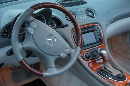 2004 Mercedes-Benz SL600 Base Convertible 2-Door 5.5L V12 Aegean Blue S Class, image 12