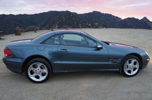 2004 Mercedes-Benz SL600 Base Convertible 2-Door 5.5L V12 Aegean Blue S Class, image 14