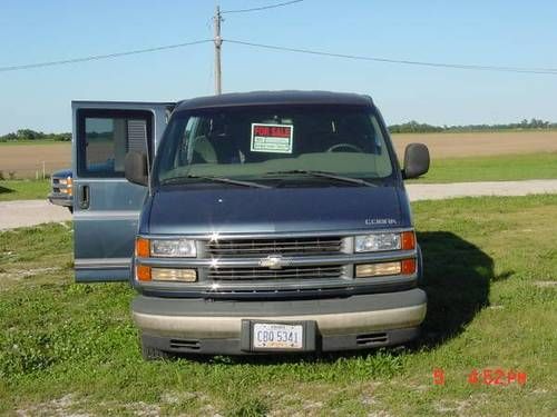 1999 chevrolet express conversion van-one owner, hd towing package