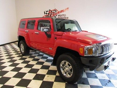 4wd,chrome pkg , leather , red, custom interior