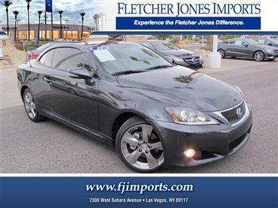****2011 lexus is250 cabriolet with under 6k miles, luxury pkge, clean carfax***