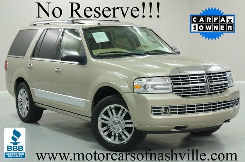 *no reserve* '07 navigator ultimate elite pkg nav tv/dvd 3rd row ext w-ty carfax