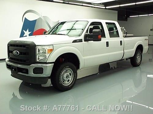 2011 ford f250 fx4 4x4 crew 6.2 v8 longbed aux fuel 65k texas direct auto