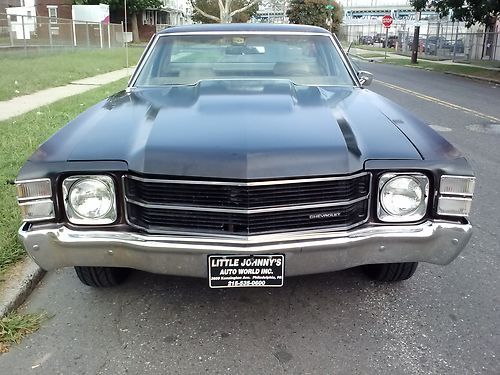 1971 ss optioned, very rare find, original build sheet