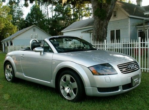 2001 tt conv,quattro,turbo,6 speed trans,htd lth,bose,17in whls,89k