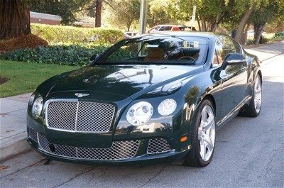 2012 bentley gt mulliner,green/saddle,naim,serviced,cpo