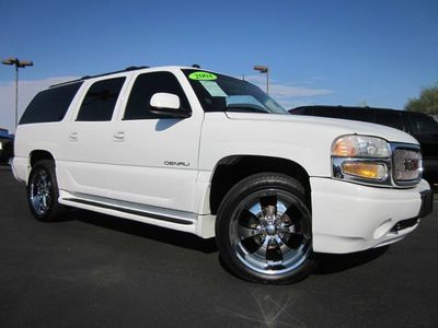 2004 gmc yukon denali xl all wheel drive used suv-captains chairs-leather-dvd!