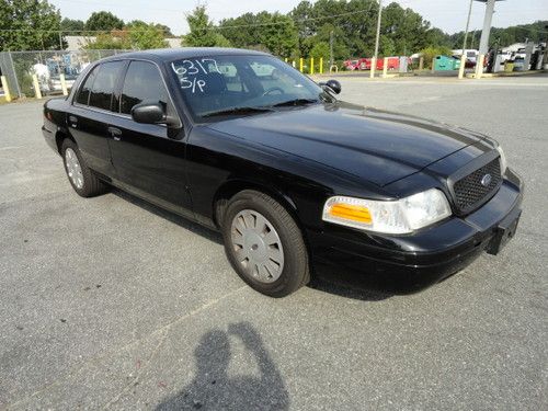 2008 black ford crown victoria 4 door sedan one owner