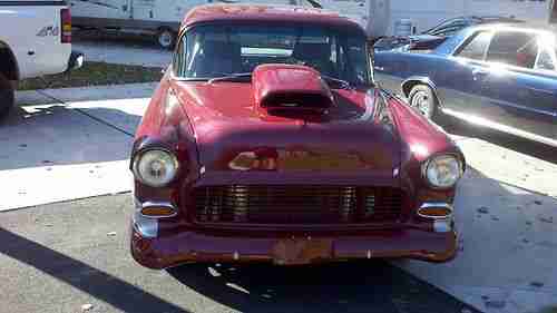 1955 CHEVY PRO-STREET, 615 DONOVAN, STREET DRIVEN, 9.60 E.T. FAST AND STRAIGHT!!, image 2