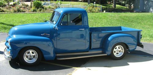 1955 1st series 3100 chevy complete frame-off restoration 6000 miles &gt; beauty !